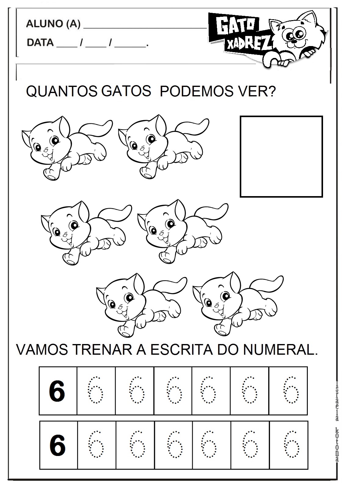 Educação infantil facil: 2019  Gato xadrez, Atividades, Educação infantil