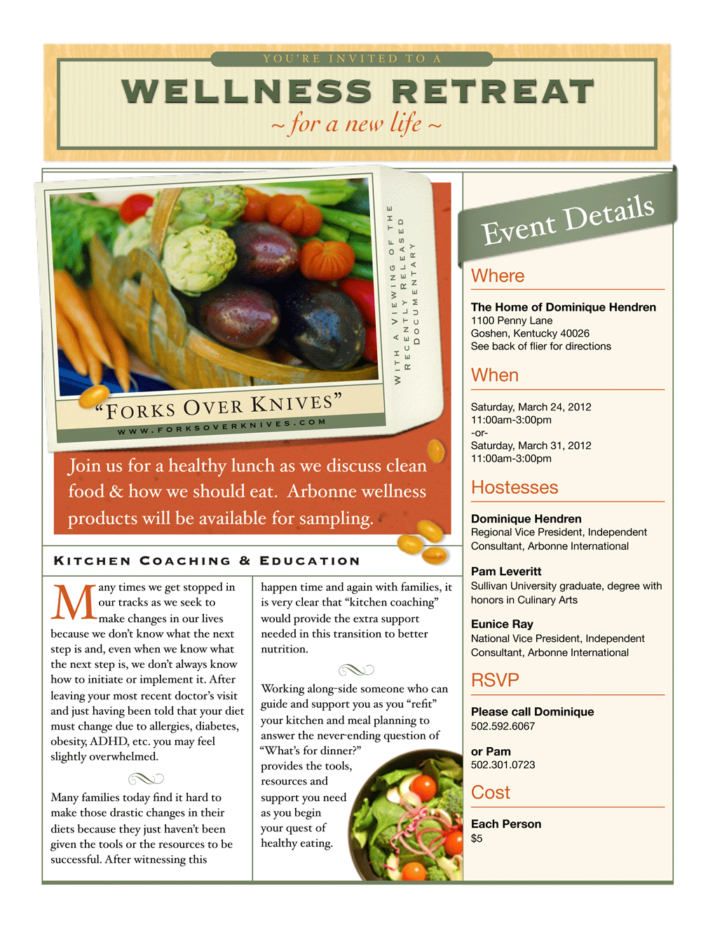 Health & Wellness Wellness Retreat Forks Over Knives