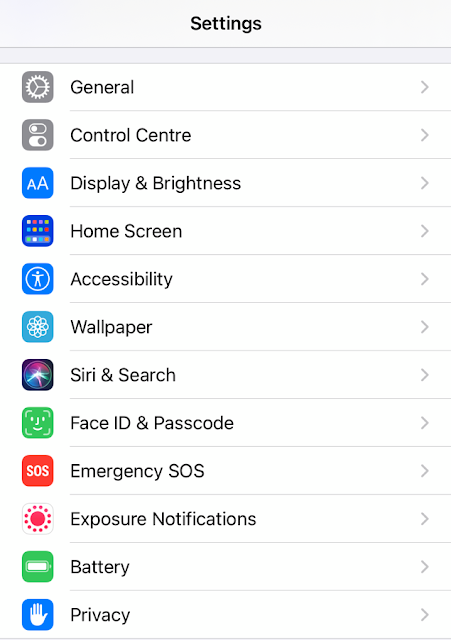 Accessibility settings in iPhone