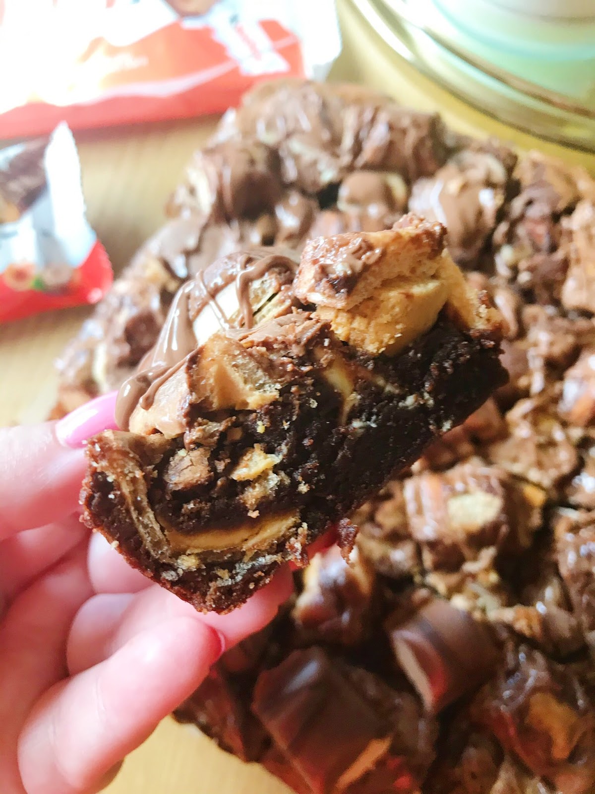 My Kinder Bueno Brownies Recipe Food and Other Loves