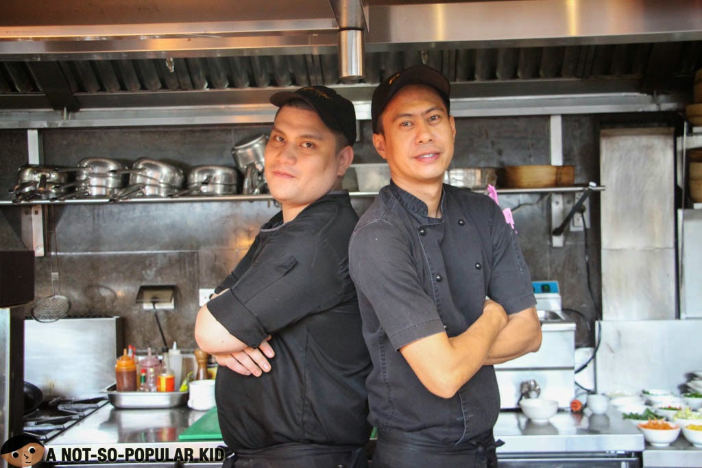 The awesome Chefs Billy and Martin of F1 Hotel Manila