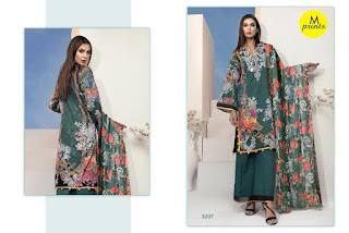 M print vol 3 pakistani Cotton dress Material catalog