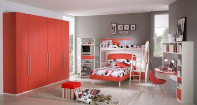 The Interior Design Of The Bedroom Of Teenage Girls , Home Interior Design Ideas , http://homeinteriordesignideas1.blogspot.com/