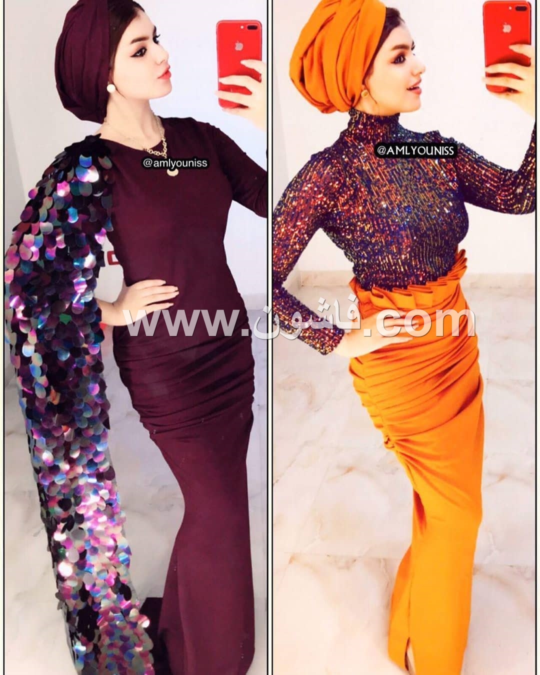 صور موديلات فساتين سواريه للمحجبات 2020 dresses soiree veiled 2020