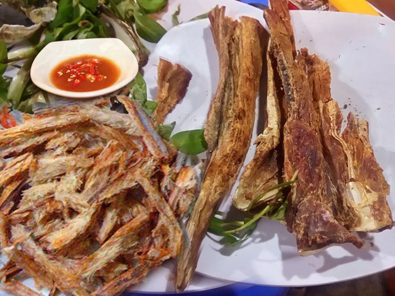 Khô cá đuối nướng