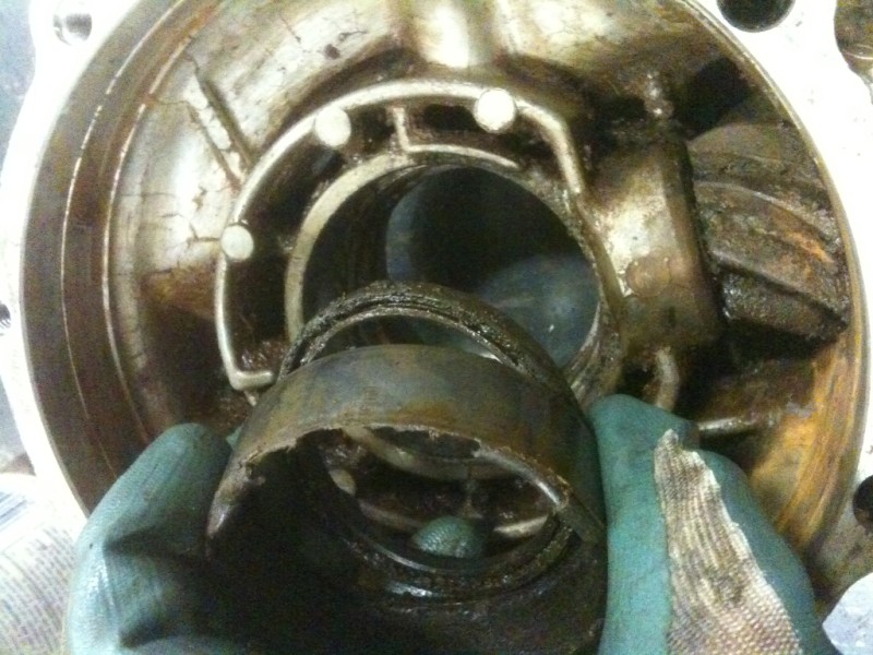 Yamaha Big Bear Rebuild Rear Diff Removing Bearings and Seals