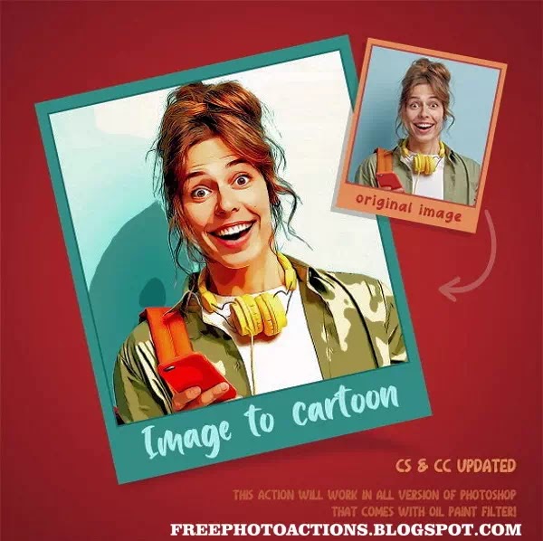 Image to Cartoon Converter Action 30930891