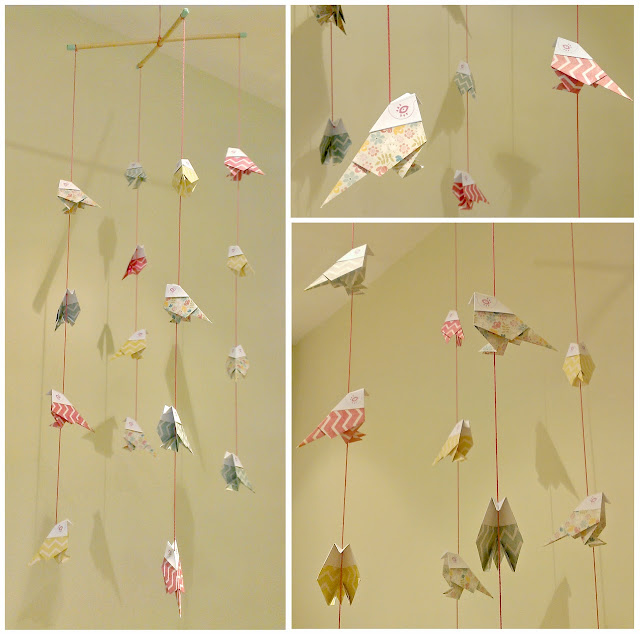 paper mobile birds