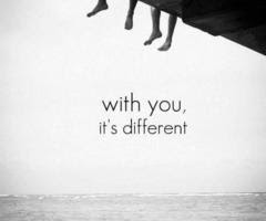 with you all is different