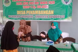 Ds Penambangan : Penyaluran Dana Desa Bantuan Langsung Tunai (BLT)- 600 Ribu  Pada Masyarakat.