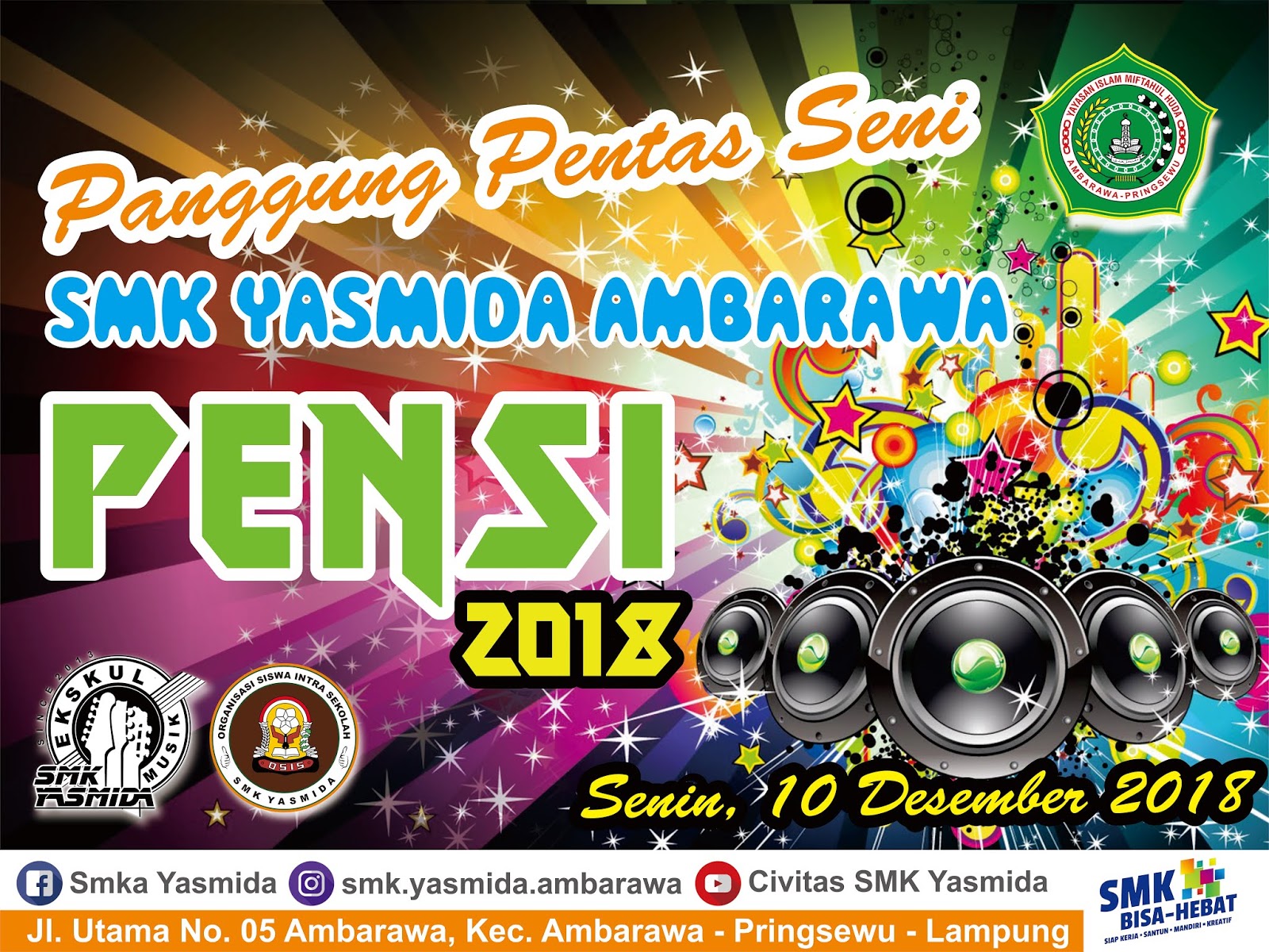 35+ Trend Terbaru Desain Banner Pentas Seni Panda Assed