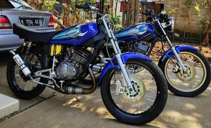 Modifikasi Rx King Warna Biru Polos, Metalik, Tosca, Muda, Langit, Laut