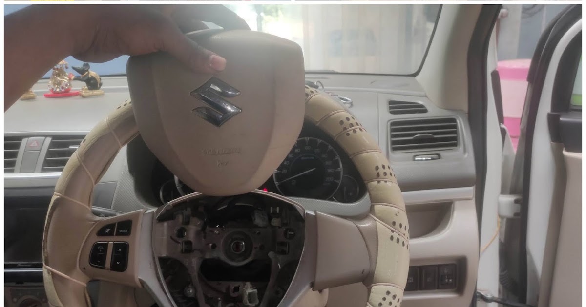 Maruti Suzuki Ertiga/New Swift Dzire Airbag Horn Coil Remove