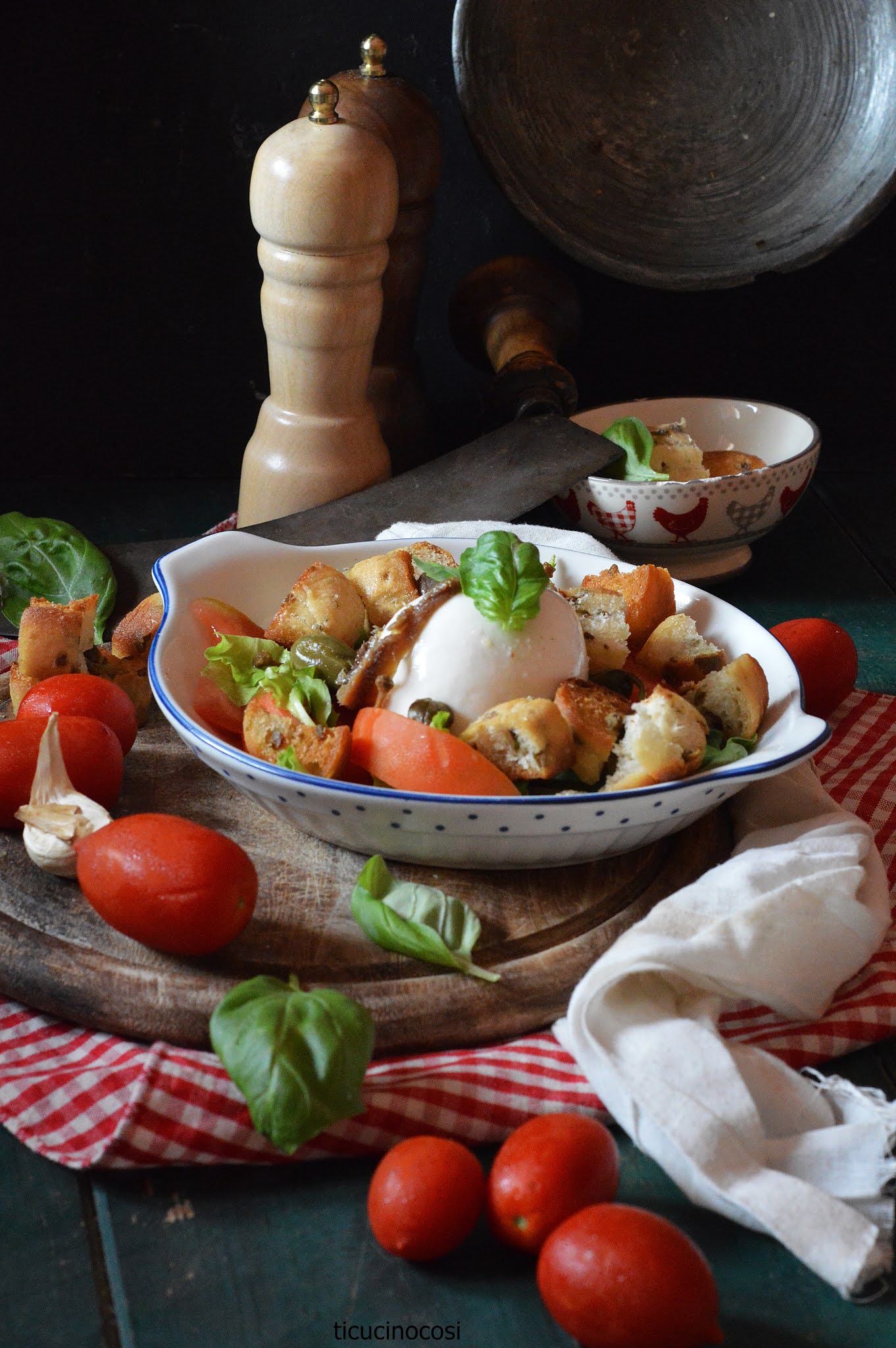 PANZANELLA CON BURRATA