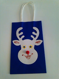 DIY Reindeer Gift Bag Idea Craft