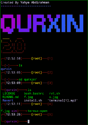 Qurxin Termux -  Change Termux Theme and Interface