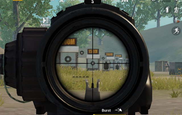 A player using 6X Scope in Training Grounds