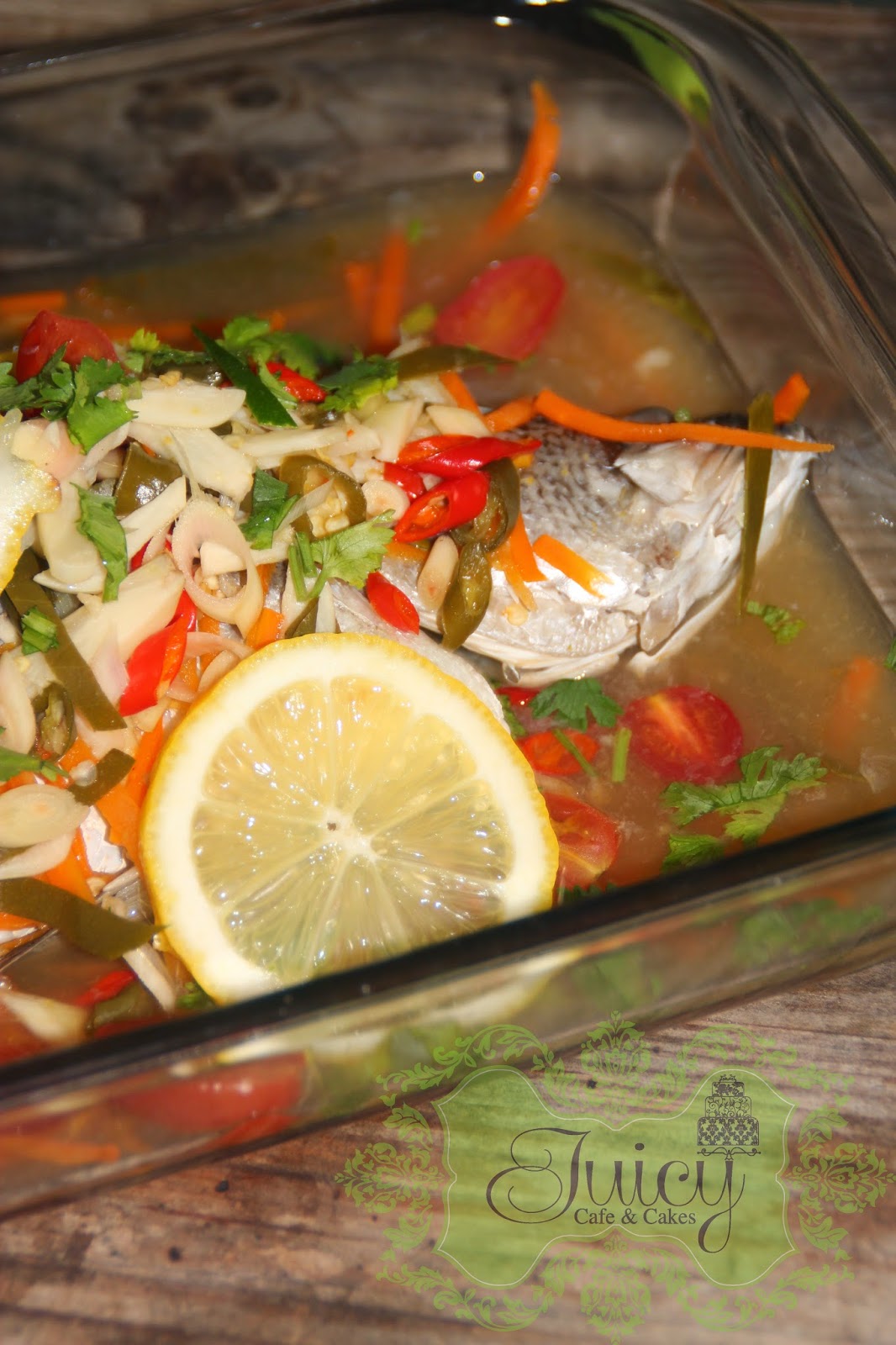 Resepi Ikan Siakap Stim Lemon Copd Blog Z