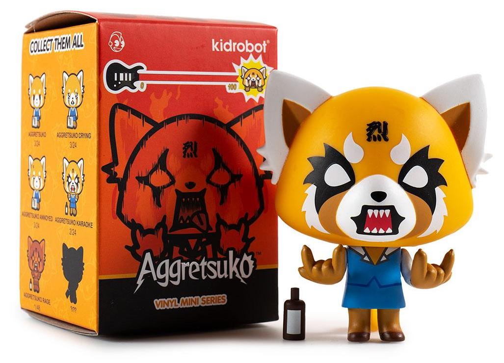 Aggretsuko Vinyl Mini Series From Kidrobot X Sanrio