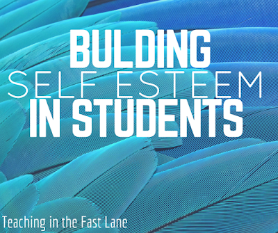 Building Student's Self Esteem-6 tips for helping students to create and keep a positive self image. The last one is my favorite!