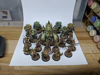 Painting the Death Guard, my AoP winning Army