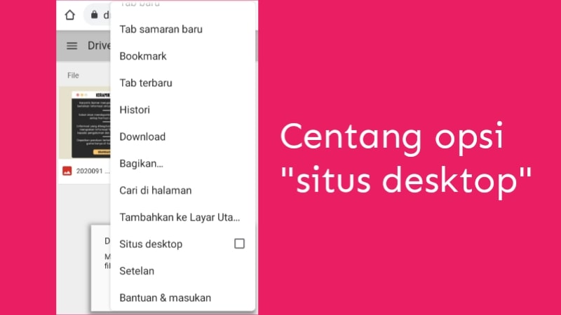 Cara menambahkan deskripsi pada file google drive