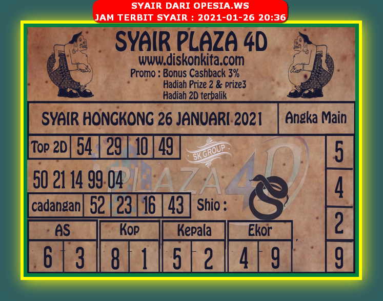 1 New Message Kode Syair Hongkong 26 Januari 2021 Forum Syair Togel Hongkong Singapura Sydney