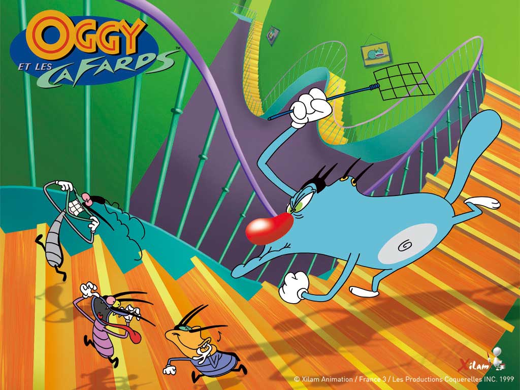 cartoon oggy and the cockroaches cartoon oggy and the cockroaches