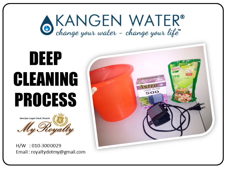 KANGEN WATER DEEP CLEANING