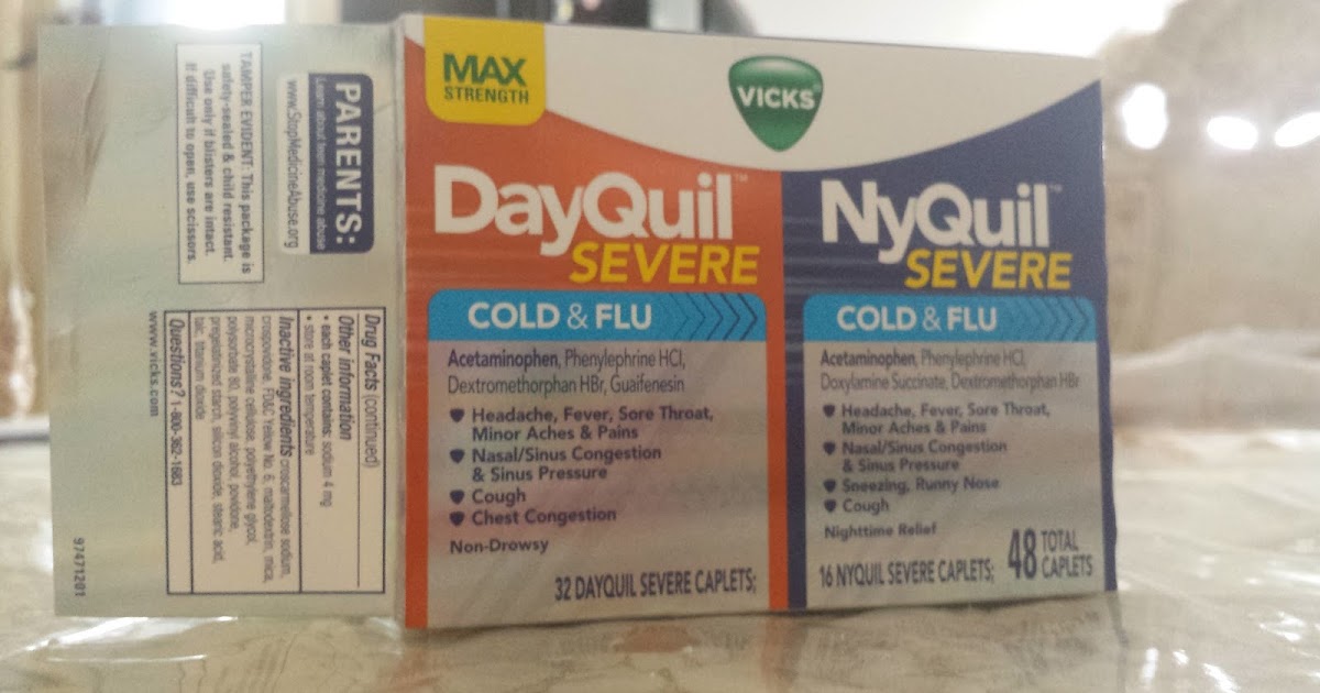 Nyquil and DayQuil tablets Exploring Ideas!