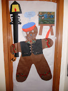 Door Decoration December. Thanks for the Idea Mr. E!!