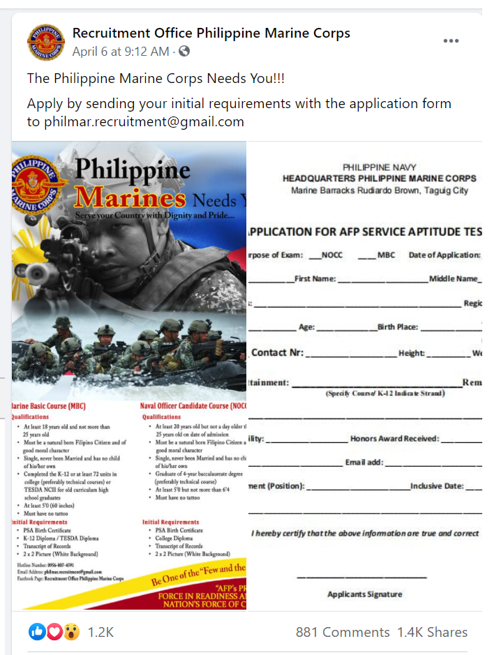GobyerKnows HOW TO JOIN THE PHILIPPINE MARINE CORPS Qualification, Requirements and