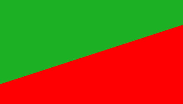 red and green