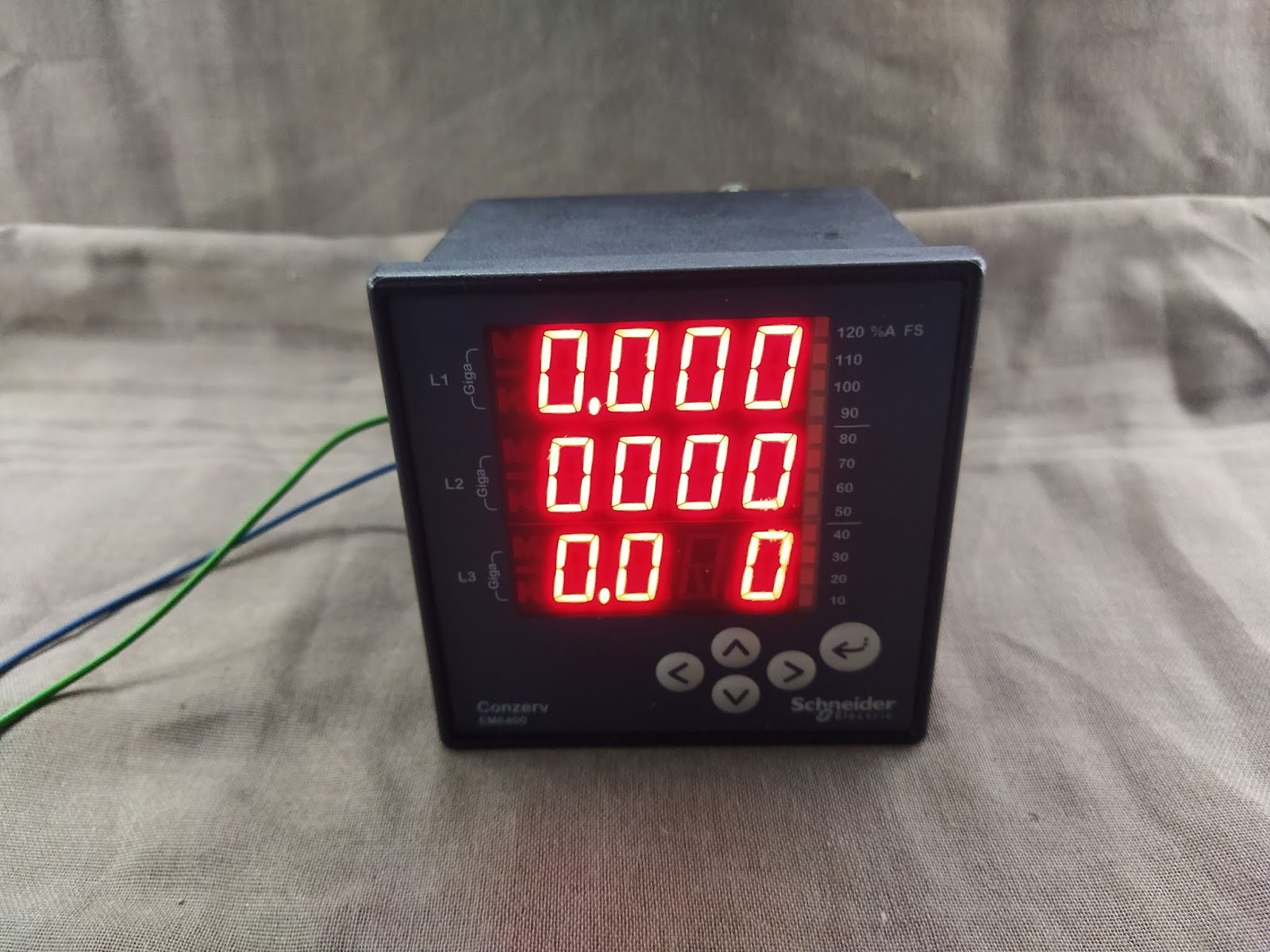 SCHNEIDER CONZERV EM6400 POWER METER EM 6400