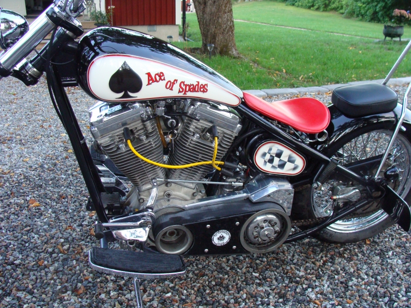 biker excalibur II ACE OF SPADES by Ace Performance Cycles