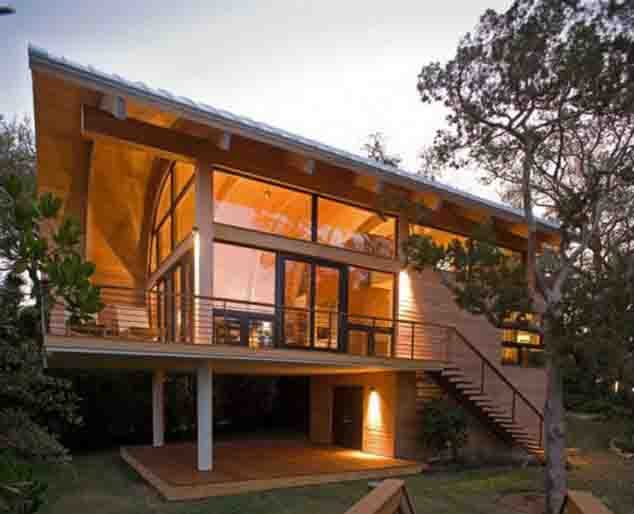 Gambar Rumah Panggung Elegan - Ceria Bulat u