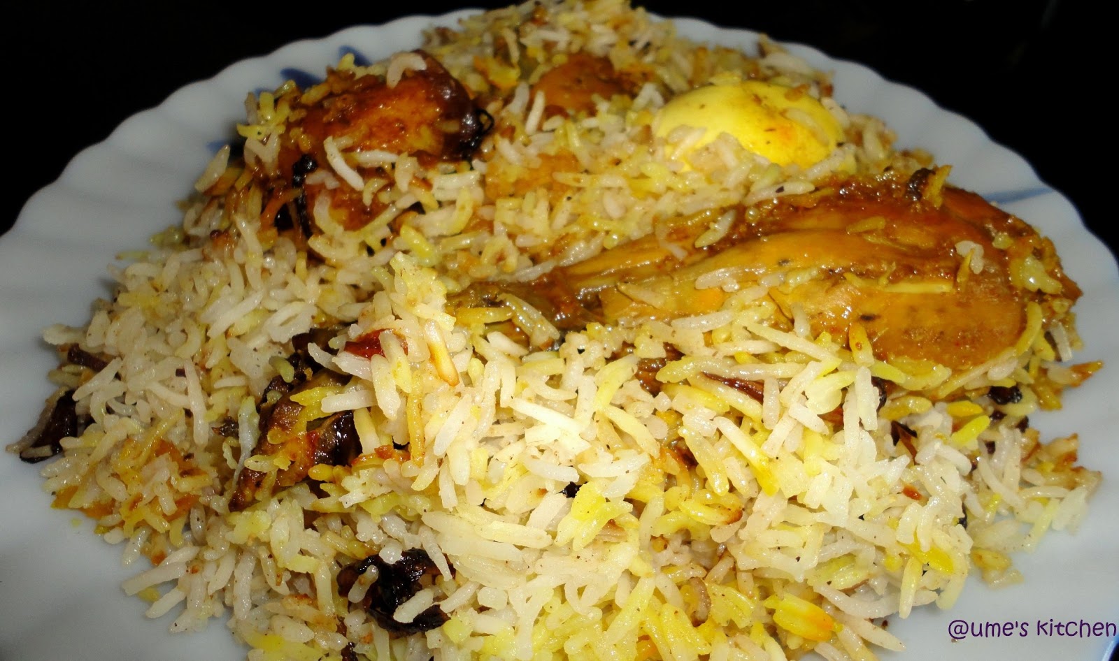 Ume's Kitchen Chicken Biryani