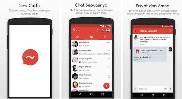 7 Aplikasi Chatting Buatan Indonesia