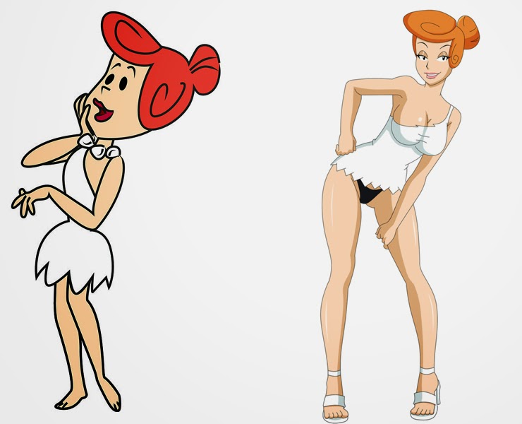 Famous Female Cartoon Characters Of The 90's Made Sexier.