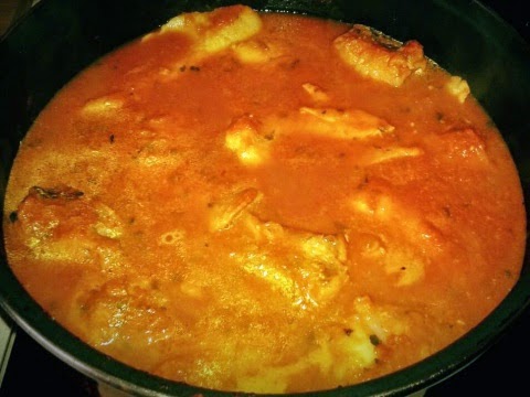 Cazuela de Merluza y Rape con Tomate