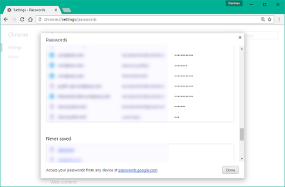 Chromeブラウザでパスワードをエクスポートおよびインポートする方法