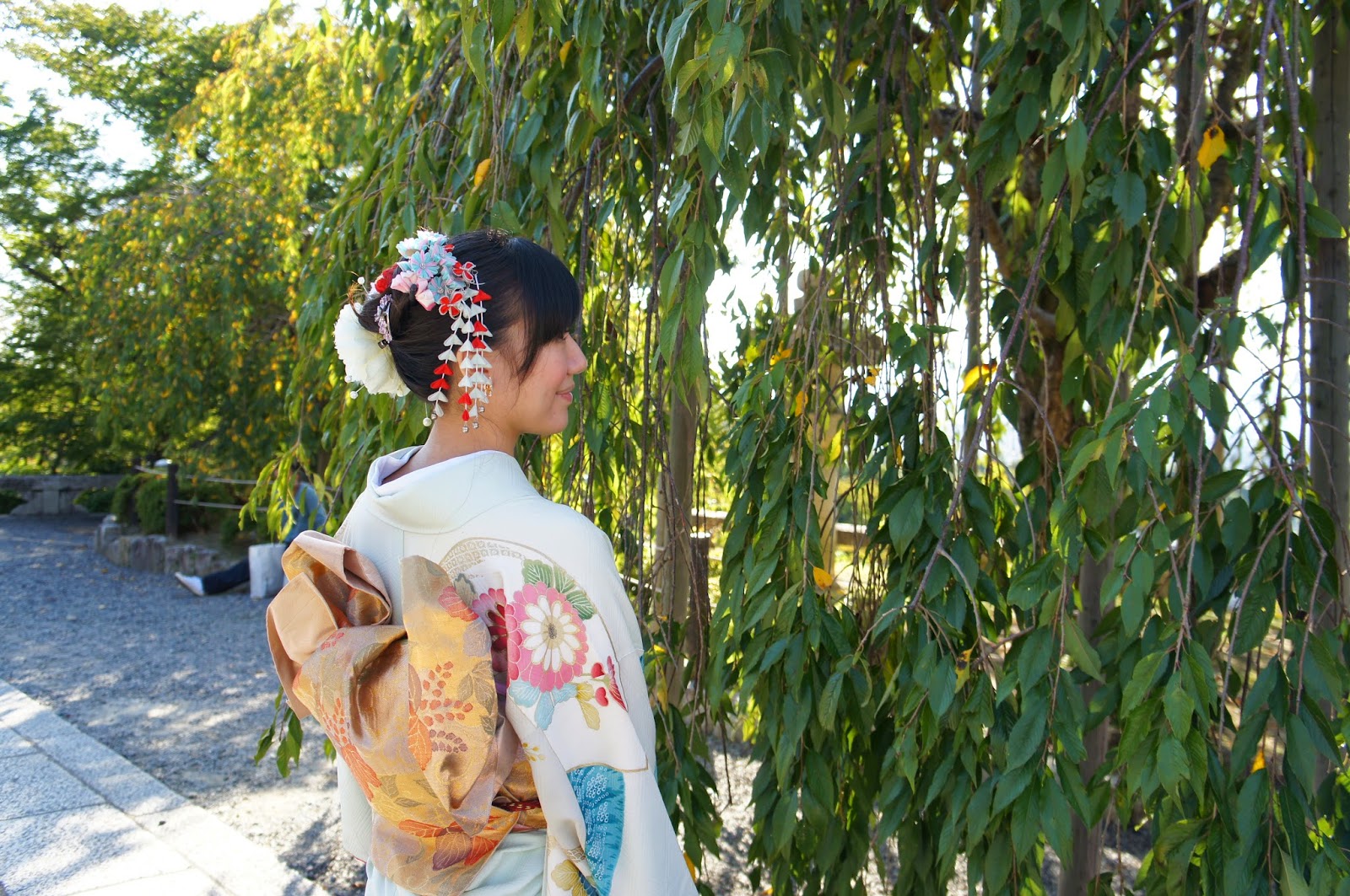 蘋果小姐 日本 京都 遊記 花之繪姿 和服振袖體驗