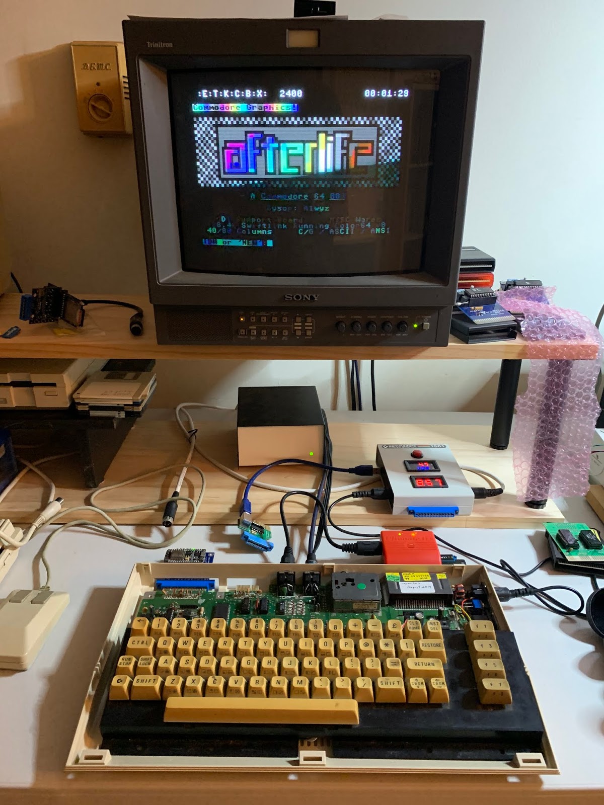 My 8 bit revival ( the hard way ) C64 Wifi Modem