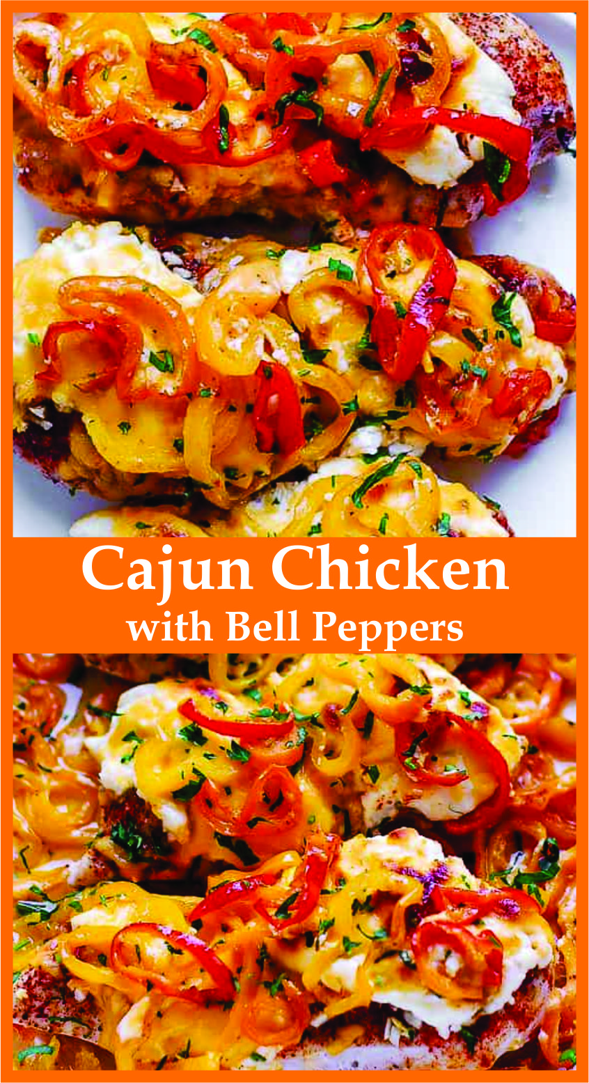 Cajun Chicken with Bell Peppers Recipe Spesial Food