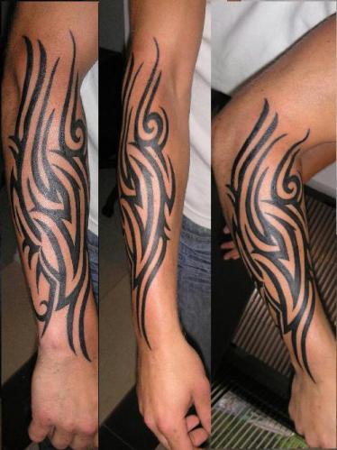 Celtic Sleeve Tattoos For Men. Arm Tribal Tattoos For Men