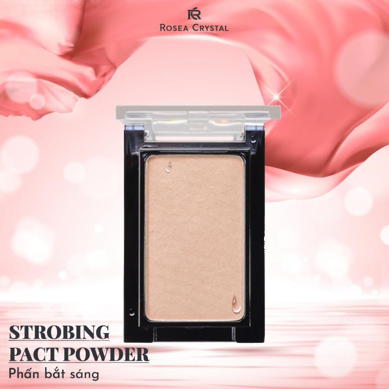 Phấn Nhấn Sáng Rosea Crystal Strobing Pact Powder