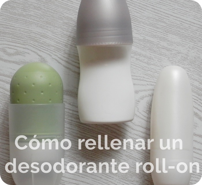 Reutilizar desodorante roll-on