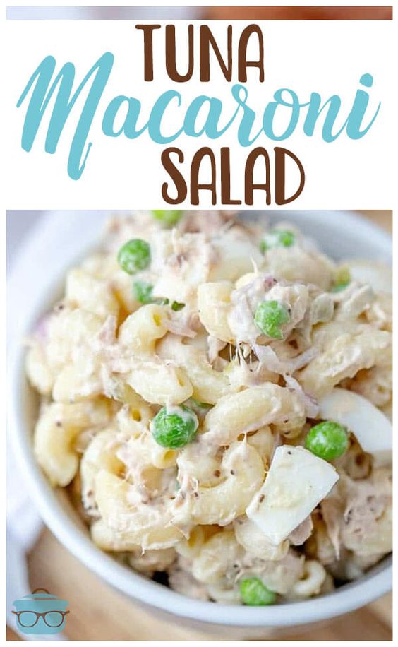 TUNA MACARONI SALAD Easy Food Recipes