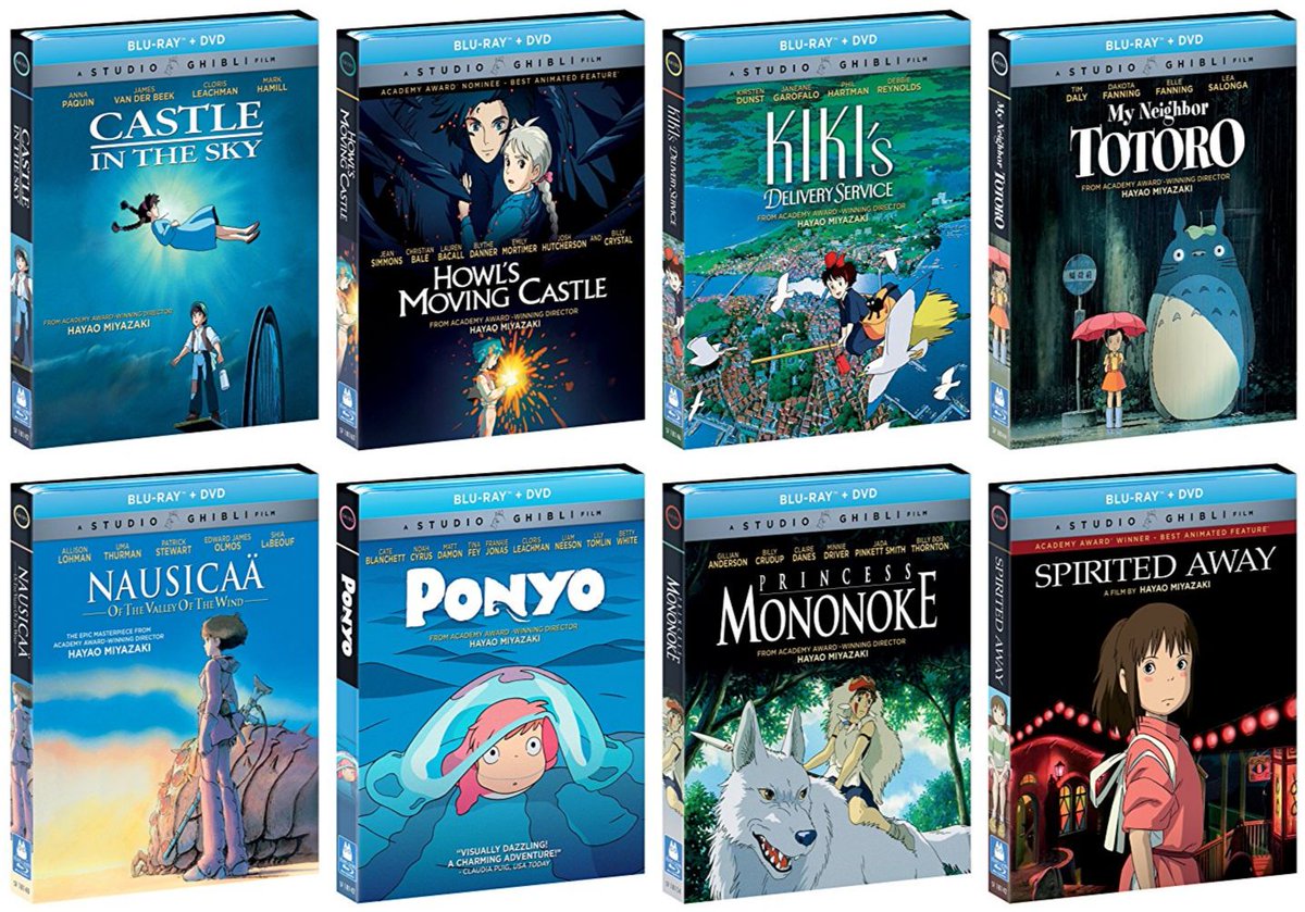 Ghibli Blog: Studio Ghibli, Animation and the Movies: GKIDS Reissues Studio  Ghibli Blu-Rays in October, November, Early 2018