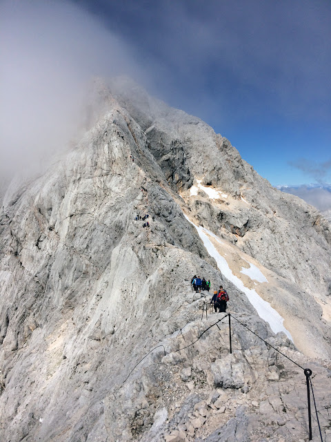 La cresta est del Triglav Triglav, greben z vzhod